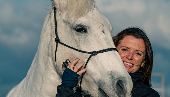 Elsa Gafour, journaliste d'Objectif Equestre